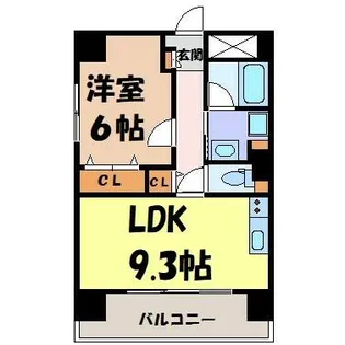 プランドール千種【5階】の間取り