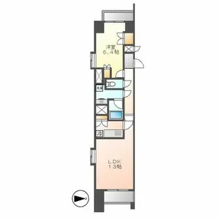 センチュリー富士見【201号室】の間取り