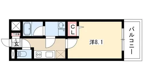 ジャン リュミエール【2階】の間取り