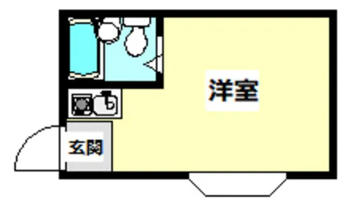 正雀木島マンション【402号室】の間取り