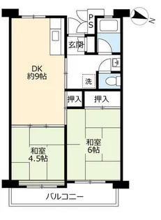 UR木場【0030307号室】の間取り