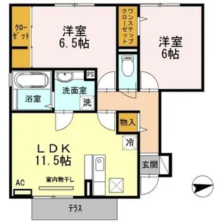 大阪府大阪市鶴見区緑4丁目【アパート】の間取り