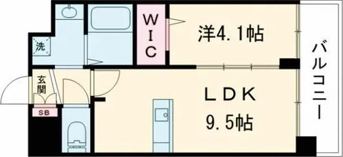 ファステート京都西院パール【2階】の間取り