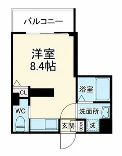 エステムプラザ京都烏丸五条【2階】の間取り