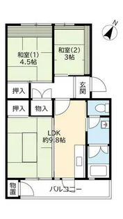 UR泉北桃山台一丁【0070305号室】の間取り