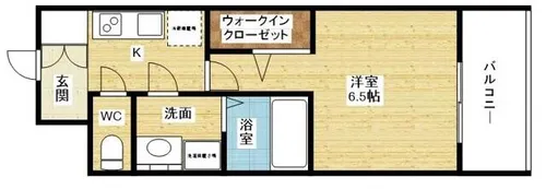レジュールアッシュ三国本町【1階】の間取り