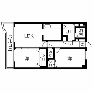 福岡県福岡市博多区東平尾1丁目【マンション】の間取り