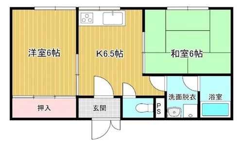 ルナコート【106号室】の間取り