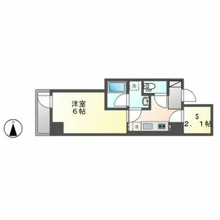 E-city大須【1103号室】の間取り