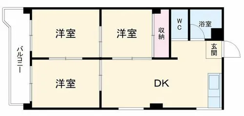 第2協和コーポ【6階】の間取り