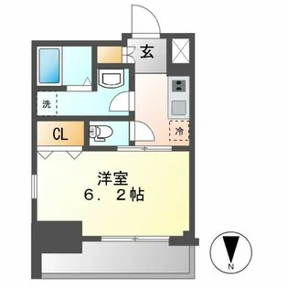 1Kの間取り画像