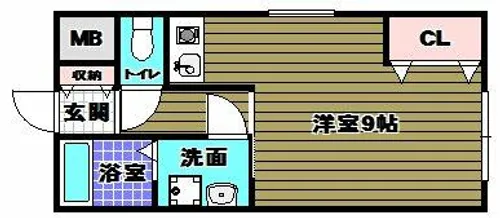 グレイス西山台【3階】の間取り