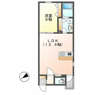 NAGOYA the CANAL【1階】の間取り