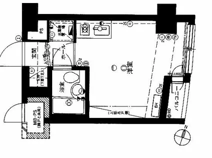 クリオ円山公園壱番館【5階】の間取り