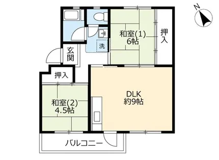 UR寝屋川【C380303号室】の間取り