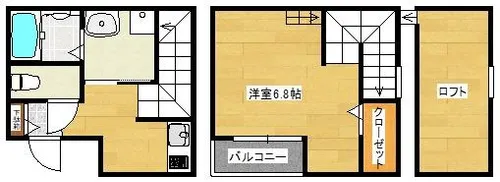 ベラミ松香台【109号室】の間取り