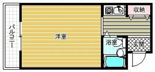Rinon谷川【202号室】の間取り