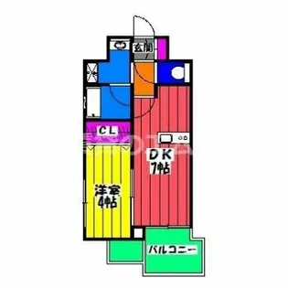 プライムアーバン博多【5階】の間取り