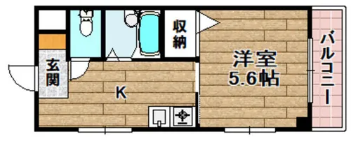 アラモード【A302号室】の間取り
