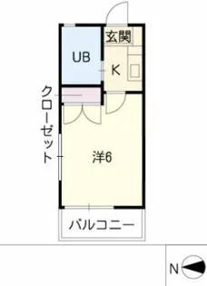 メモワール弥栄【205号室】の間取り
