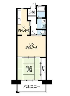 UR酉島リバーサイドヒルなぎさ街【0160302号室】の間取り