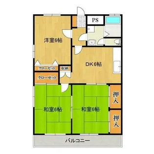 ライフガーデン【3階】の間取り