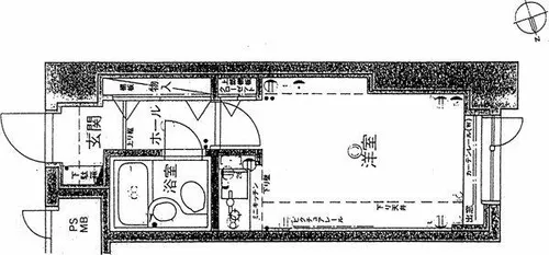 ダイアパレス白石【8階】の間取り