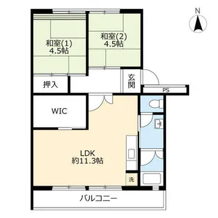 UR箕面粟生第三【0190308号室】の間取り