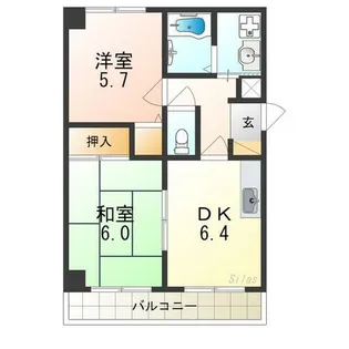 ANESIS OCTO【2階】の間取り