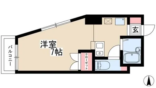 ドール新栄【607号室】の間取り