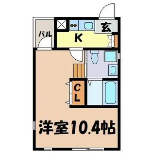 ソリッド筒井【2階】の間取り
