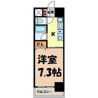 リヴェール白壁【4階】の間取り