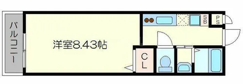 La Fite OMIYA【3階】の間取り
