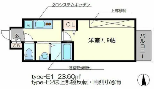 フォレスト西大路五条【2階】の間取り