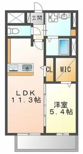 アズール西明石【4階】の間取り