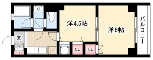 守山プラザ【3階】の間取り