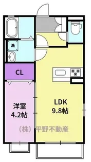 メゾンシュクレ【2階】の間取り