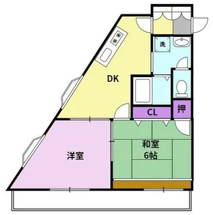 プレーンビル【3階】の間取り