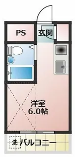 ハイツ多米Ⅰ番館【202号室】の間取り