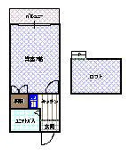 レジデンス北楠【201号室】の間取り