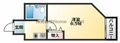 1Kの間取り画像