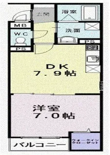 フレーシュ【2階】の間取り