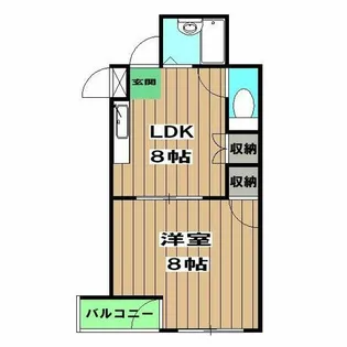 グラン・フォルム西院【5階】の間取り