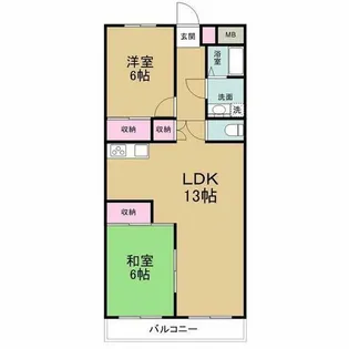 愛知県名古屋市熱田区旗屋1丁目【マンション】の間取り