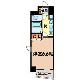 プレサンス大須観音駅前サクシード【6階】の間取り
