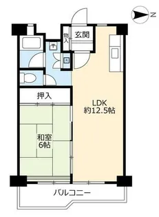 UR牛巻【0011418号室】の間取り
