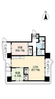 UR北緑丘【0200604号室】の間取り