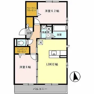 ソシア・ポレポレ【2階】の間取り