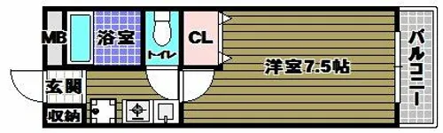 ヴィアベルデ【1階】の間取り