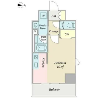 プロシード大須【801号室】の間取り